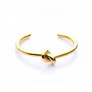 Recycled brass knot cuff