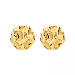 Recycled brass earring